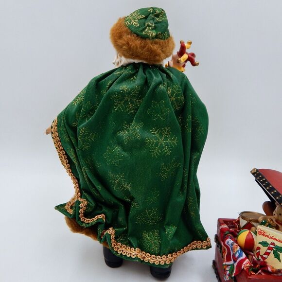 Possible Dreams Clothtique Holiday Treasures Santa Figurine Christmas Dept 56 - Picture 9 of 15